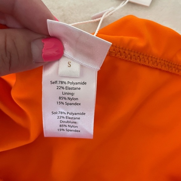 Milly Orange Ruffle Swim Bottom - Picture 6 of 8